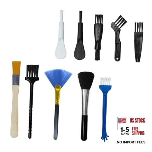 ZIMISI 10PCS Car Detailing Brush Kit, Nylon Anti-Static Car Interior Cleaning