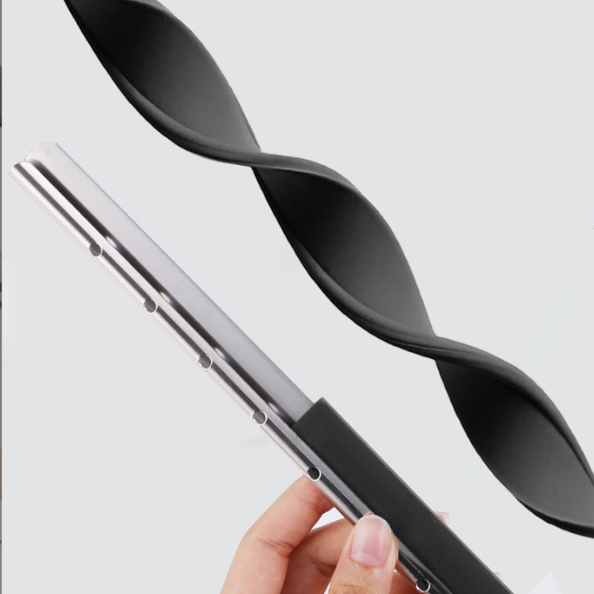 Stainless Steel Glass Cleaner Rubber Squeegee for Floor and Table Use 25cm