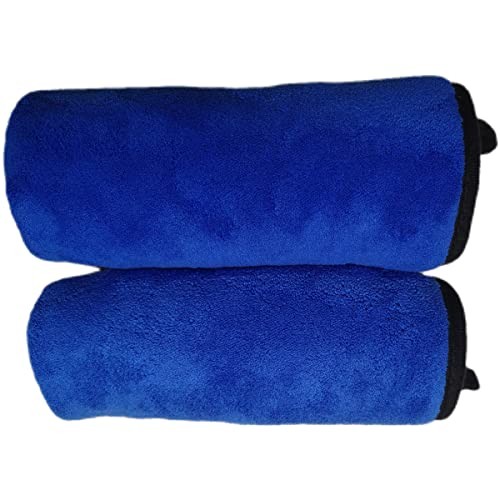 Ultrasoft, Large, Thick and Quick Drying Car 6pack,16 X 16inches Grey-blue