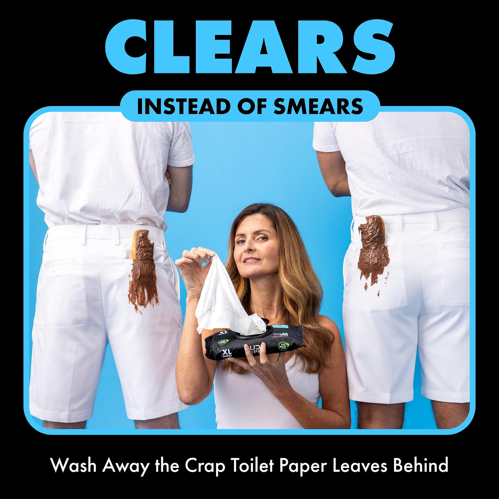 Dude Wipes On-The-Go Flushable Wipes – 1 Pack 30 Count – Unscented Extra-Large