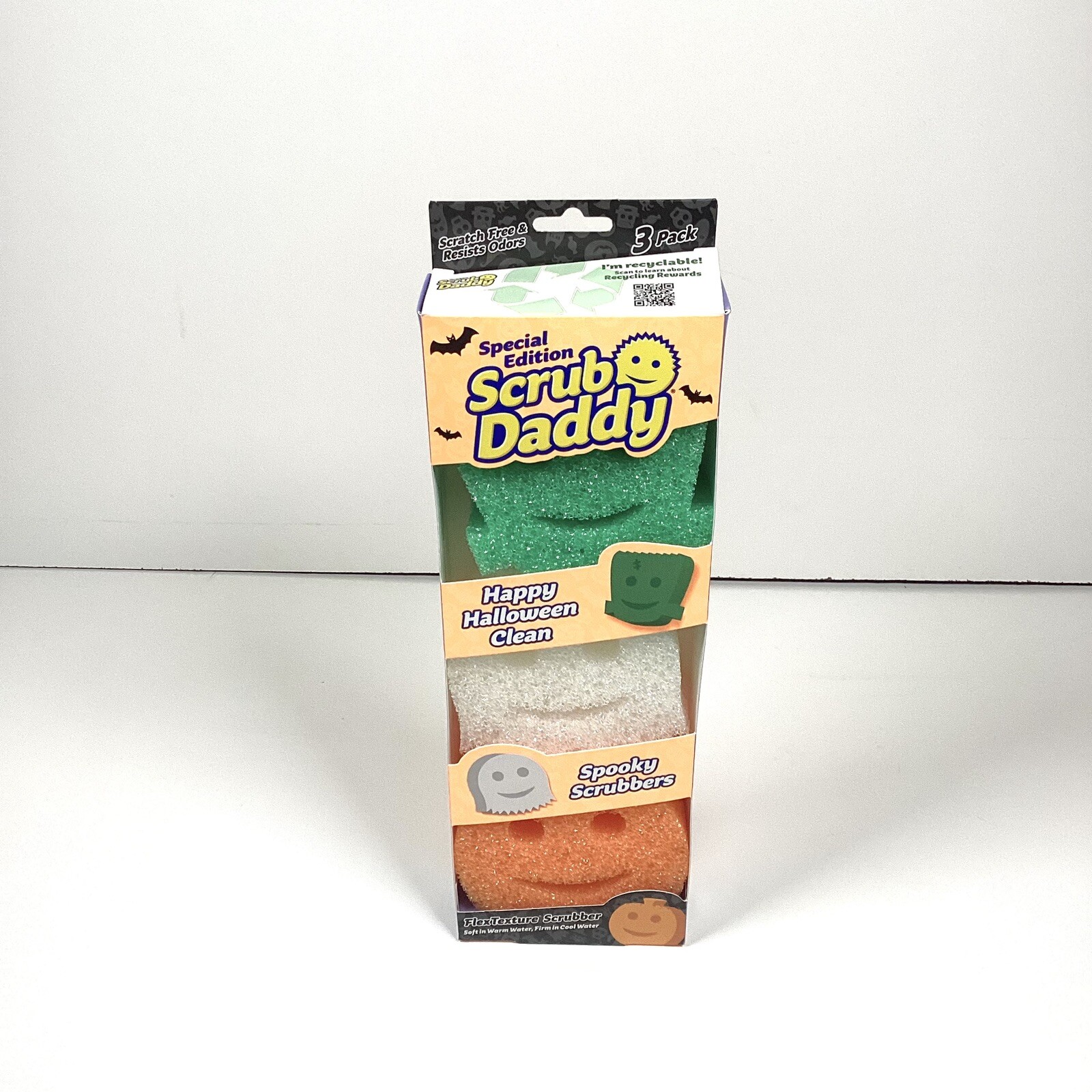 Scrub Daddy Sponge Halloween Edition Sponges 3 Count Sponge – BRAND NEW SEALED!!