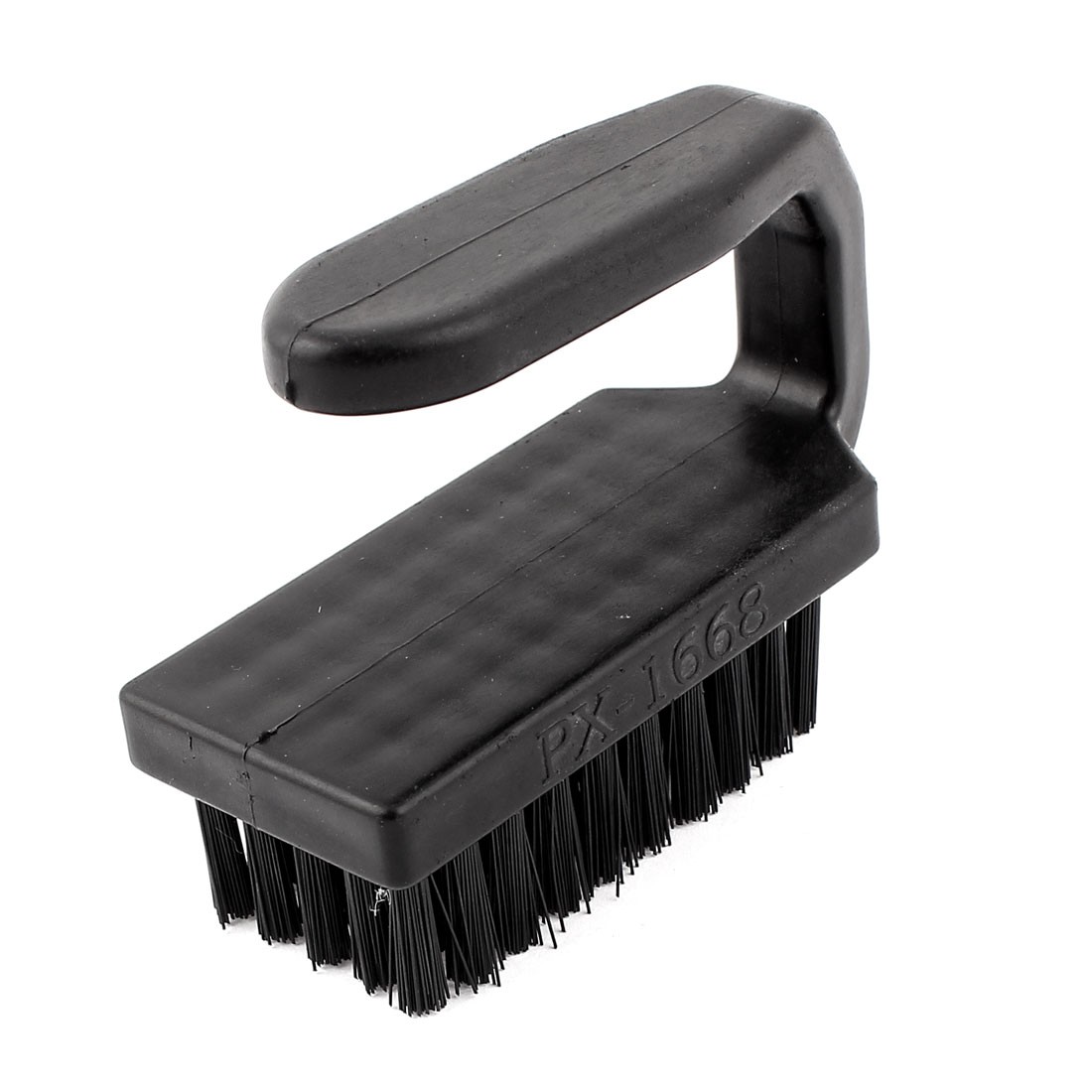 Black Plastic Anti-Static Electronic Cleaning Stiff Bristles Scrub Brush Cleaner