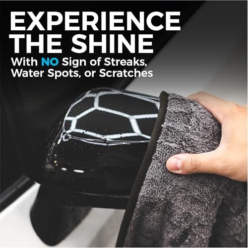 Gauntlet Car Drying Towel – 70/30 Korean Microfiber, Dries Faster 20in x 30in