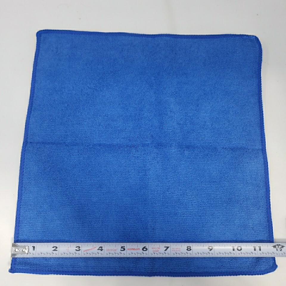 50 Microfiber Cleaning Cloths 12×12” Wash Towel Drying Rag Car Detailing 300GSM