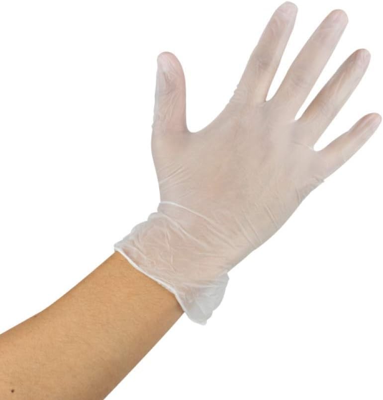 XL SmoothTouch Disposable Vinyl Gloves – Powder Free – 100 Per-Box X-Large