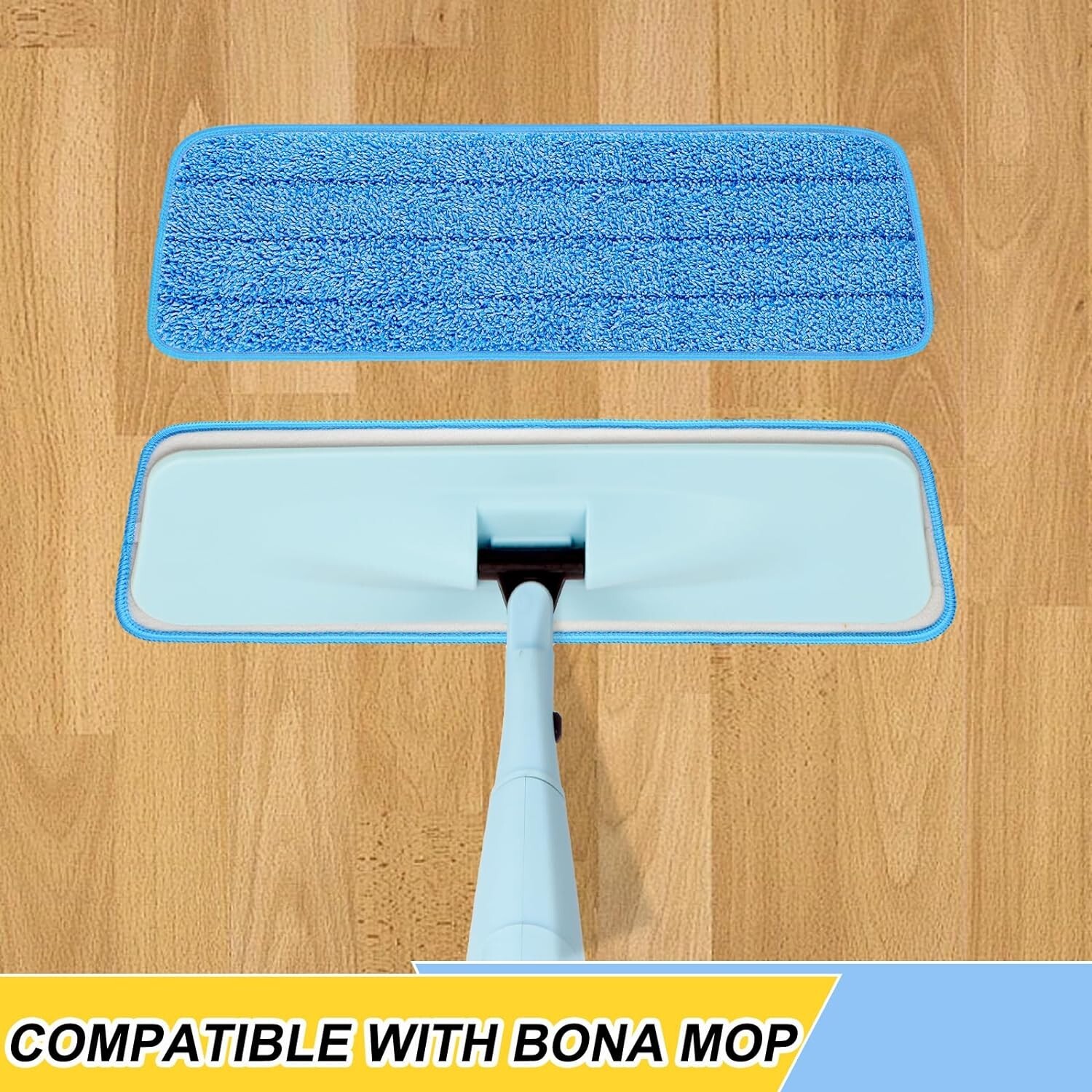 Durable Microfiber Replacement Mop Heads – 8 Pack Set with Money-Back Guarantee