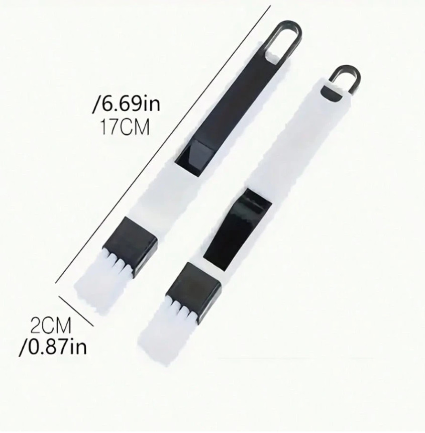 3 in 1 Multi-Purpose Window Slot Cleaning Brush for Keyboard & Glass Dustpan-NEW