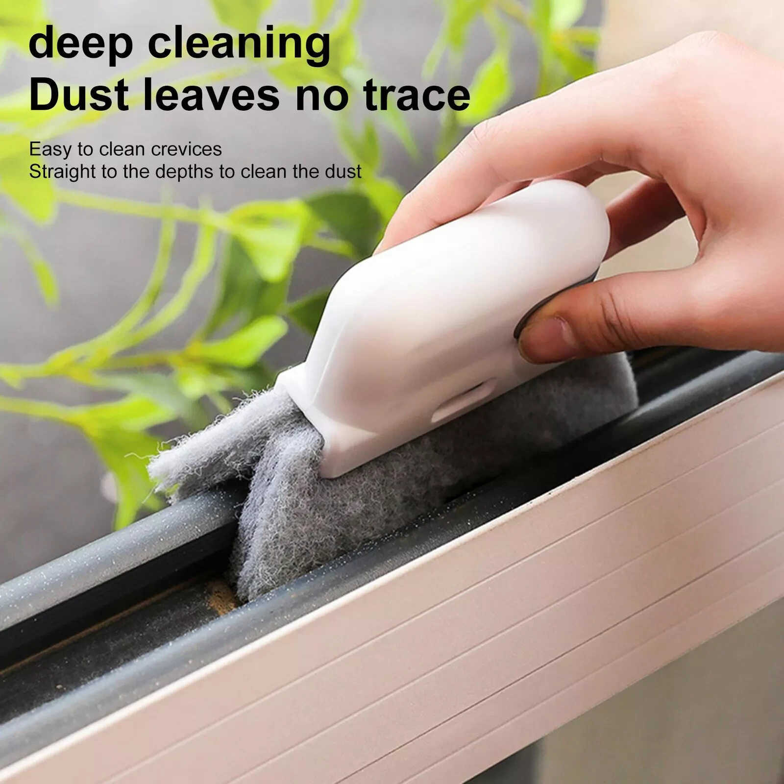 5 Pack Window Groove Cleaning Brush Hand-held Crevice Cleaner Tool