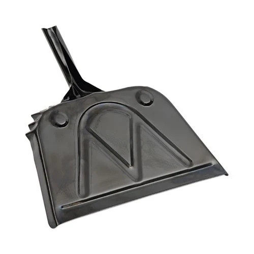 Boardwalk Metal Dust Pan, 12 x 14, 5″ Handle, 20-Gauge Steel, Black