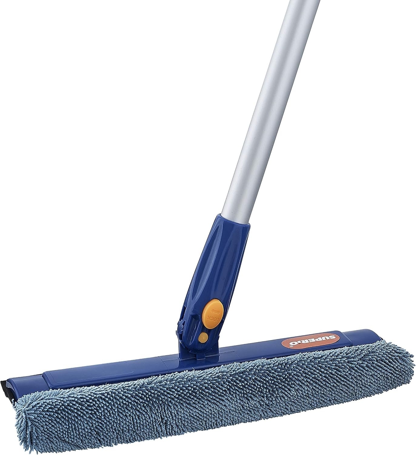 Window Washer and Silicone Squeegee, Auto Easy Grip Extendable Handle