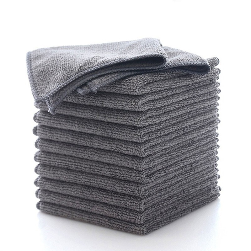25X25Cm Microfiber Cloth for Car Drying And Glass Cleaning Without Water Label