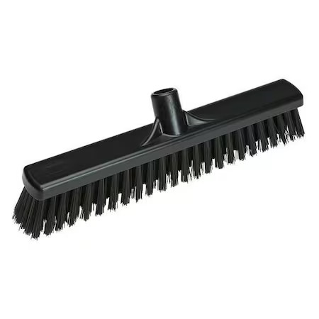 Vikan 31749 16 In Sweep Face Floor Broom, Soft/Stiff Combination, Synthetic,