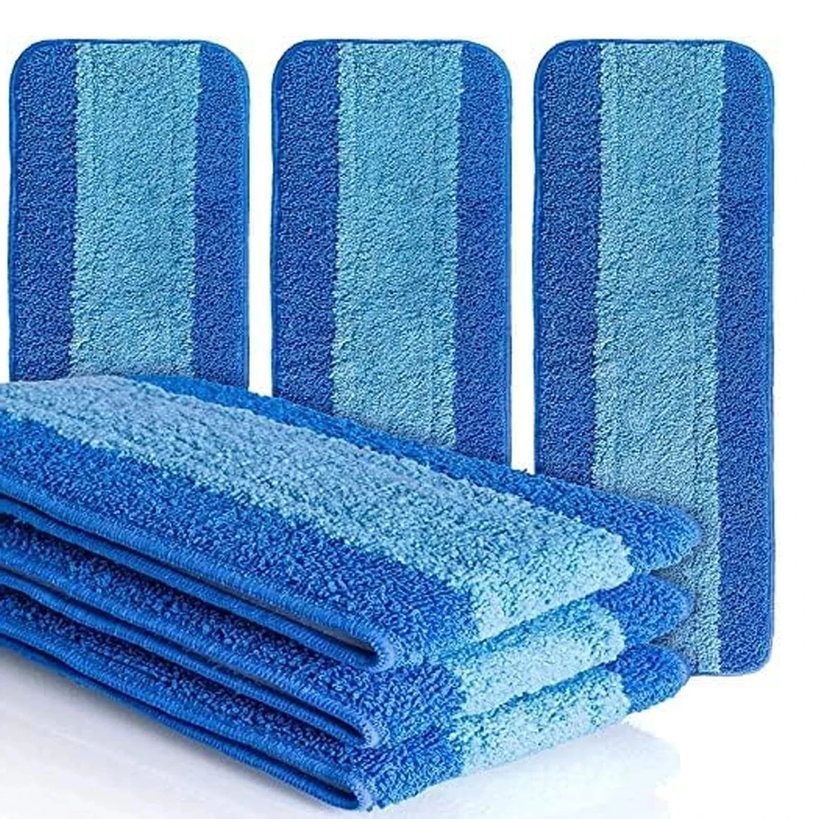 12 Pack, Reusable Microfiber Cleaning Pads Replacement For Bona Mop 18.3″ x 5.3″