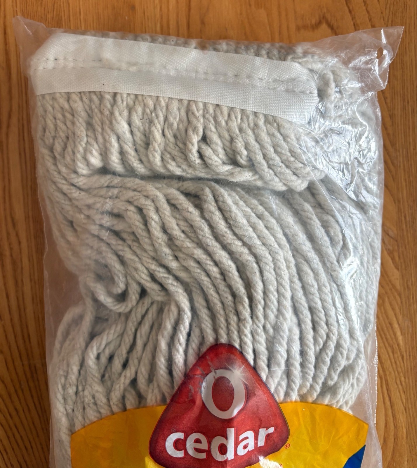 O-Cedar Heavy Duty Double Looped-End String Mop Refill Cotton Blend #216167