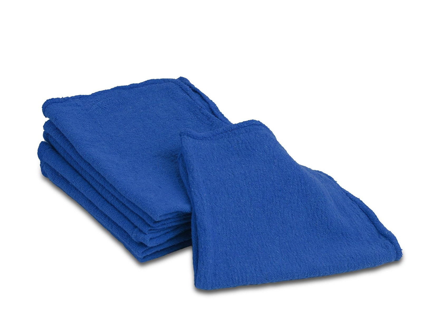 Cotton Shop Towels – Pack of 25 Cleaning Rags 12” x 14” – Super Soft and Ab…