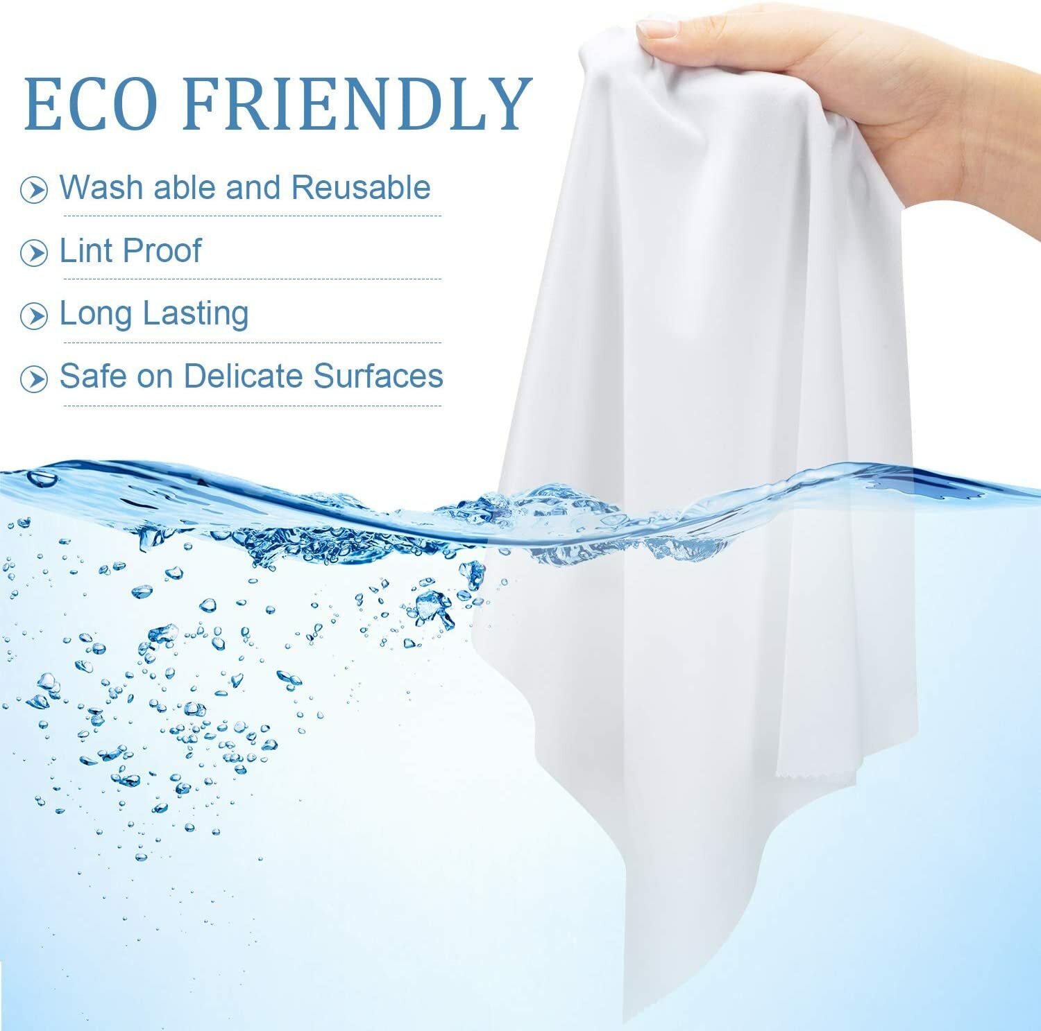 Large size Microfiber Cleaning Cloth 20x20CM(8x8inch )for TV Screens Lens Phone