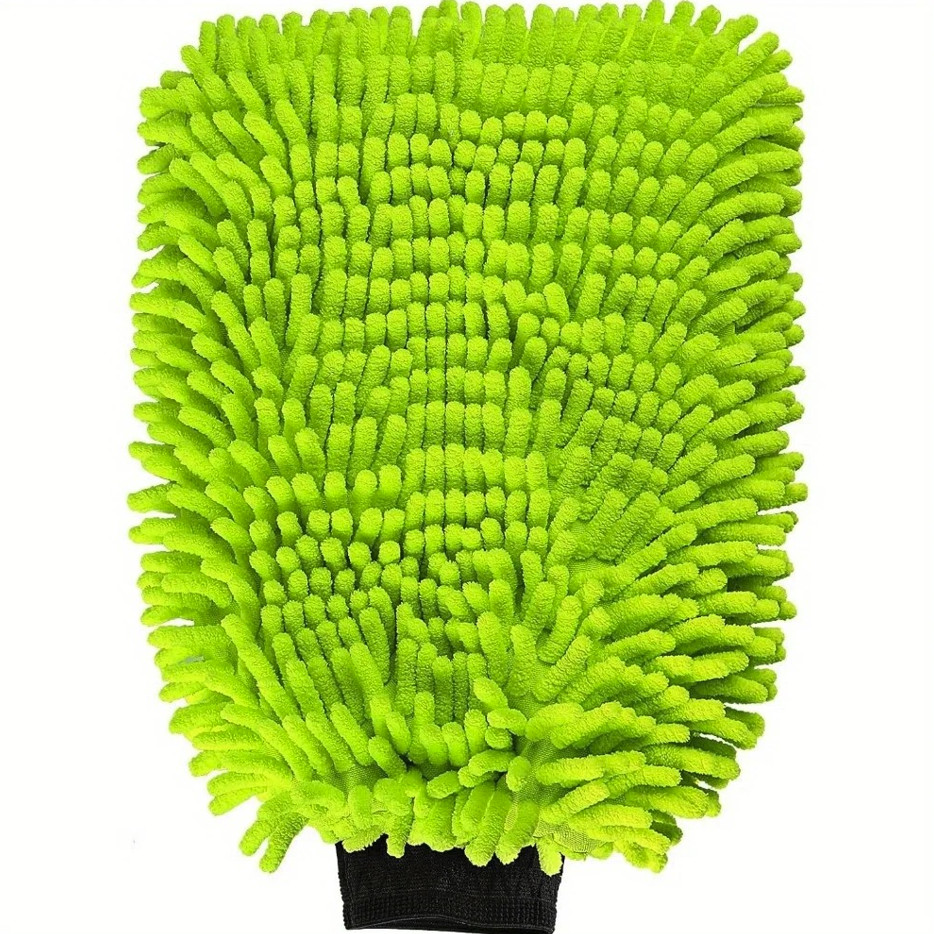 2pcs Microfiber Car Wash Mitt Scratch Free Cleaning Gloves – NEW