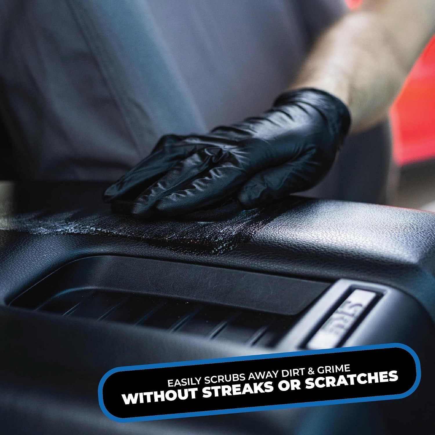 Soft Microfiber Interior Scrubber – 4 Pack for Streak-Free Car Cleaning