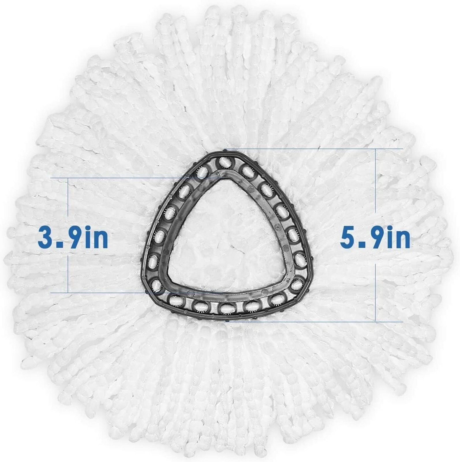 1-6Replacement Microfiber Mop HEAD For O-Cedar Spin Mop Easy Clean Wring Refill