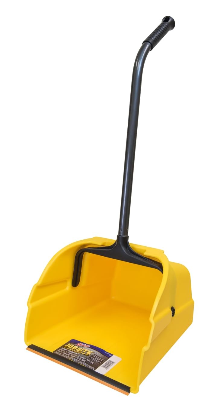 Debris Dustpan with Handle, Jumbo Debris Pan, Trash Collection for Industrial…