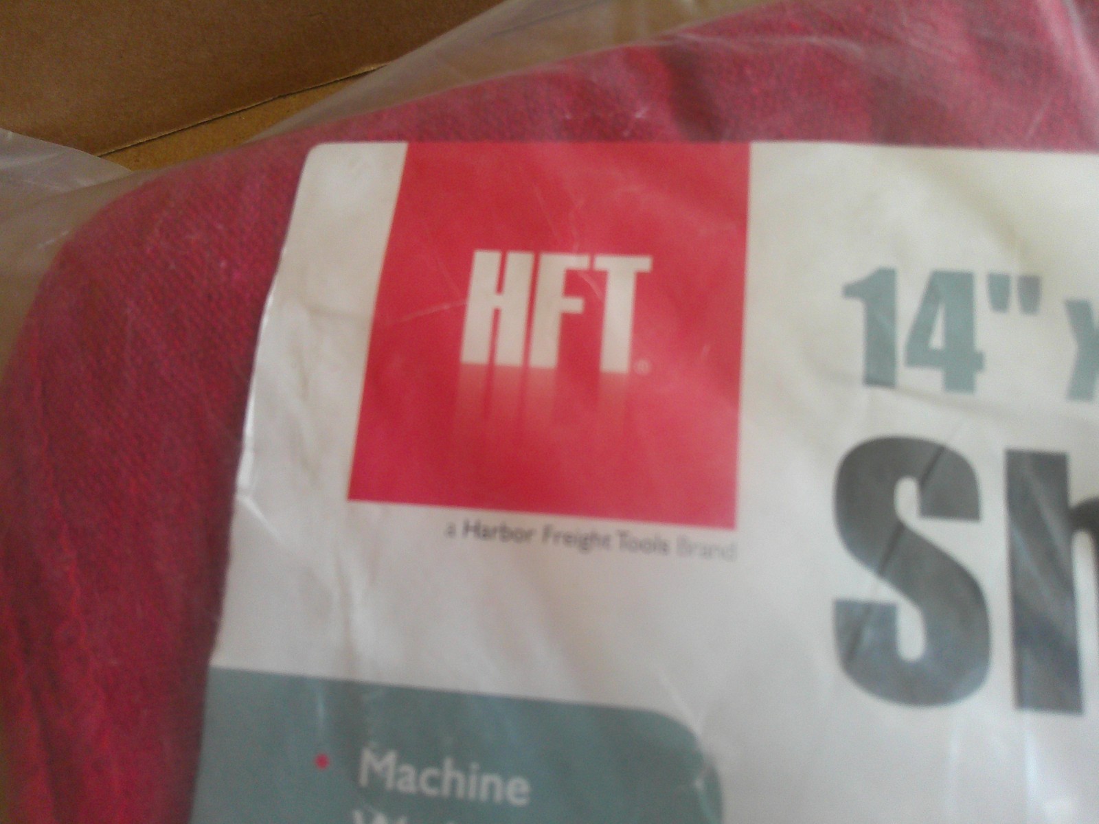 14 in. x 13 in. Mechanics Shop Towels Red 50 Pack NEW