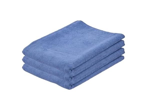 Superio Microfiber Squeegee Mopping Towel 3 Pack Blue 20\”x30\”