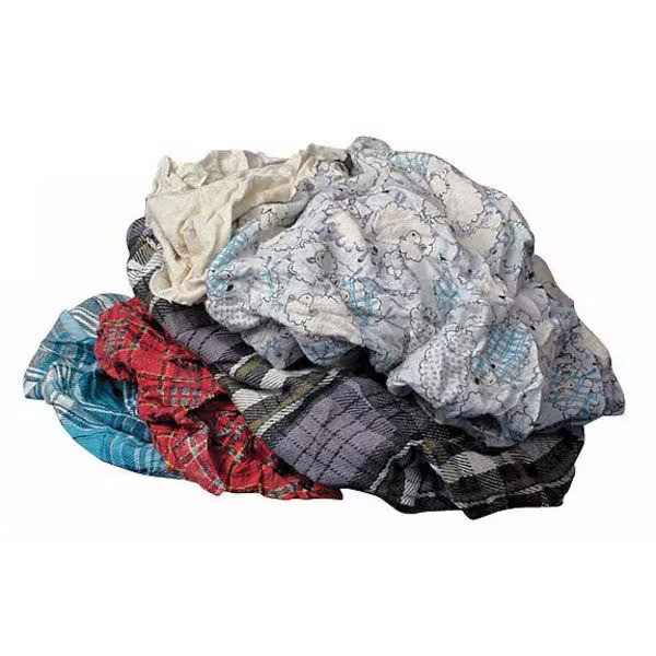 Manufacturer Varies Recycled Cotton Cloth Rag 4 lb. 7-9/10″ x 9-4/5″, Assorted
