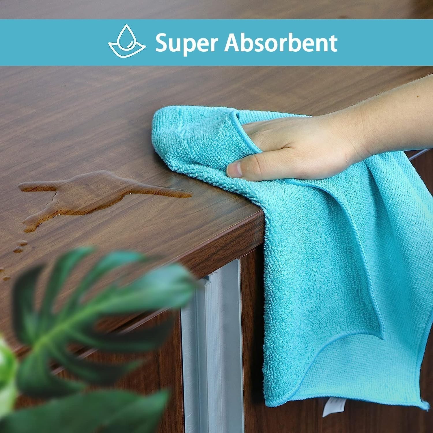 Microfiber Cleaning Cloth 210GSM, Pack of 12, Size:11.5″ x 11.5″, Ultra-Soft,…
