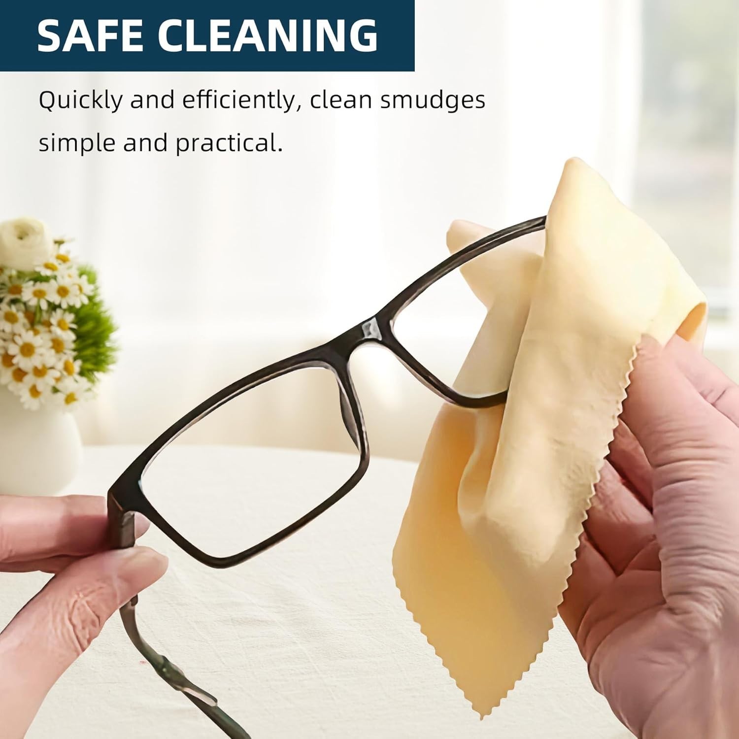 Microfiber Cleaning Cloth For Glasses Cleaning Clothes for Eyeglasses screen etc
