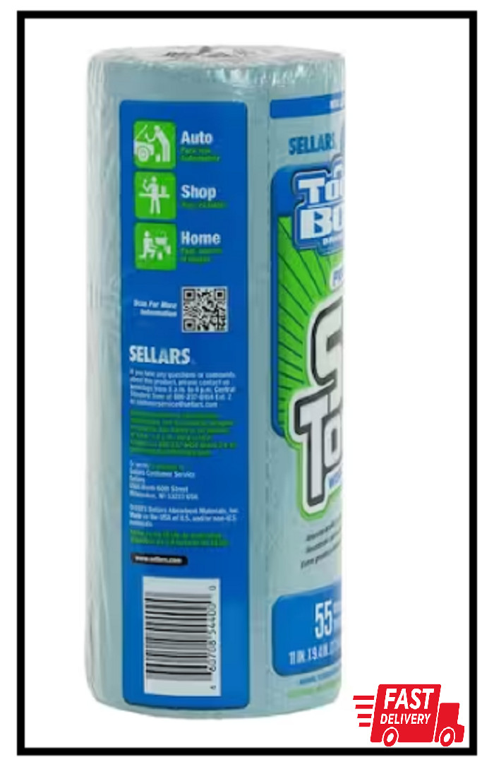 Z400 Blue 55-Count roll of Shop Towel Cleaning Wipes