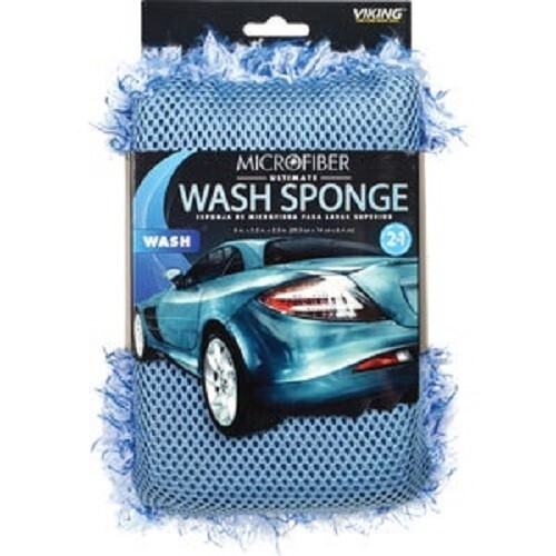 (36-pk) Viking 5.5″ x 8″ x 2.5″ 2N1 Ultimate Car Wash Sponge Model: 855200