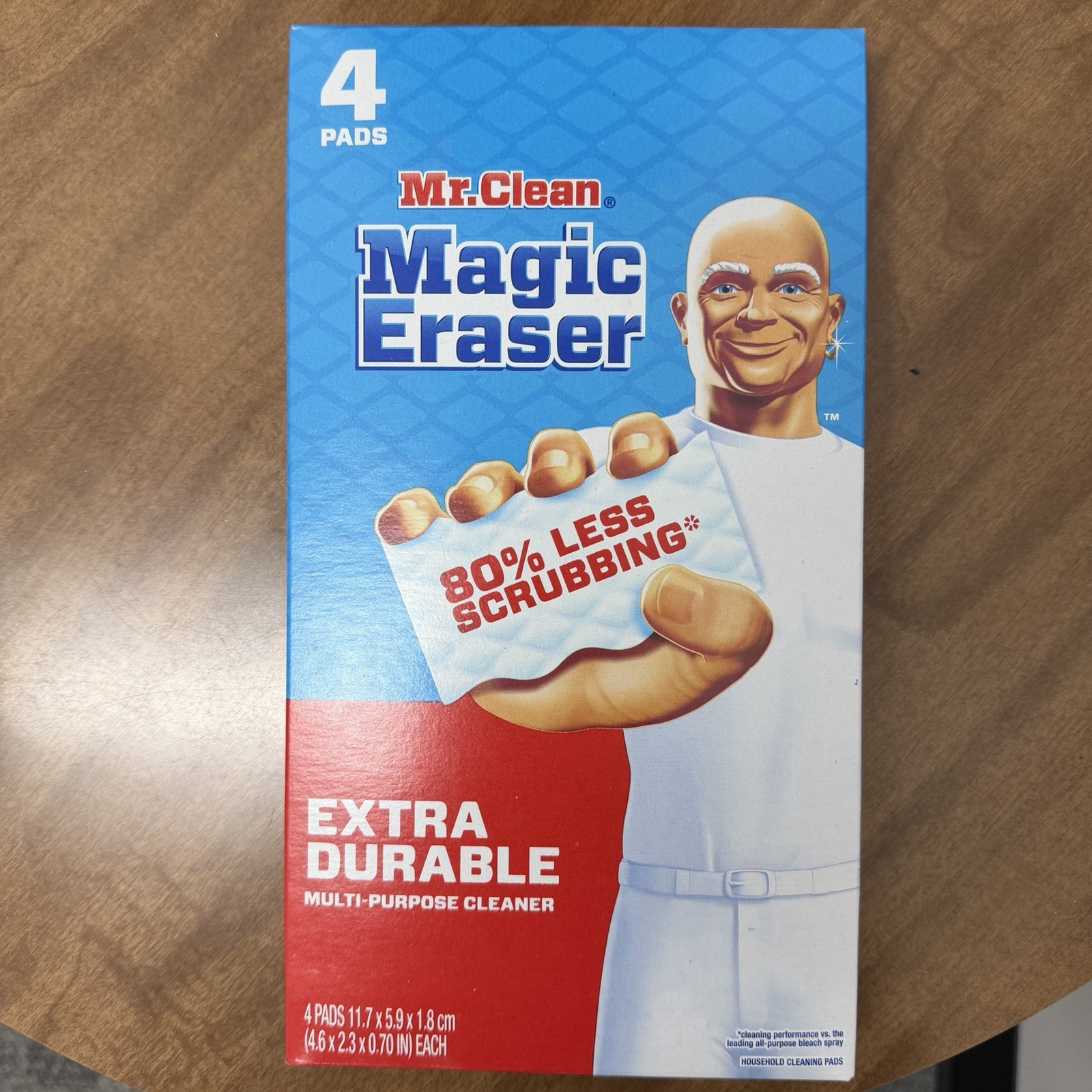 Mr. Clean Magic Eraser Extra Durable Scrubbers bath sponges 4 pads (8PK 32ct)