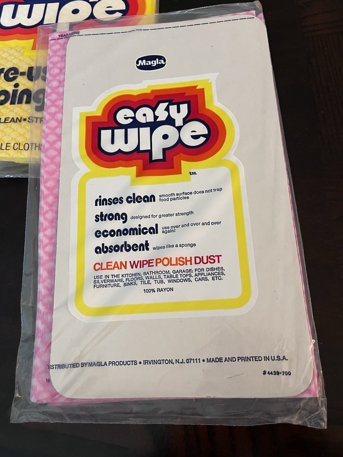 Vtg Lot of 8 Unopened Packages Easy Wipe Reusable Kitchen Cloths 10 In Each Pkg