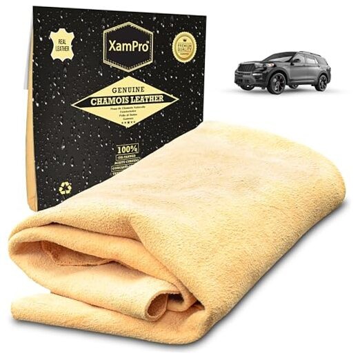 Professional 4.5 sq ft English Premium Natural Chamois – Clean Like a 4.5 sqft