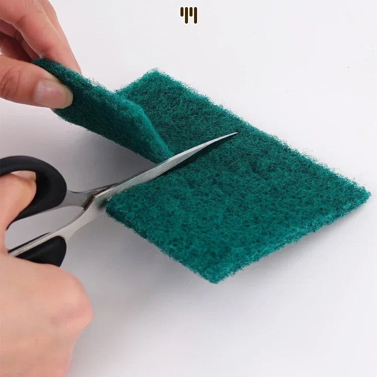 Double Sided Scrub Pad Grinding Rags Dishcloth Washing Clean Oil Removal Pan Pot