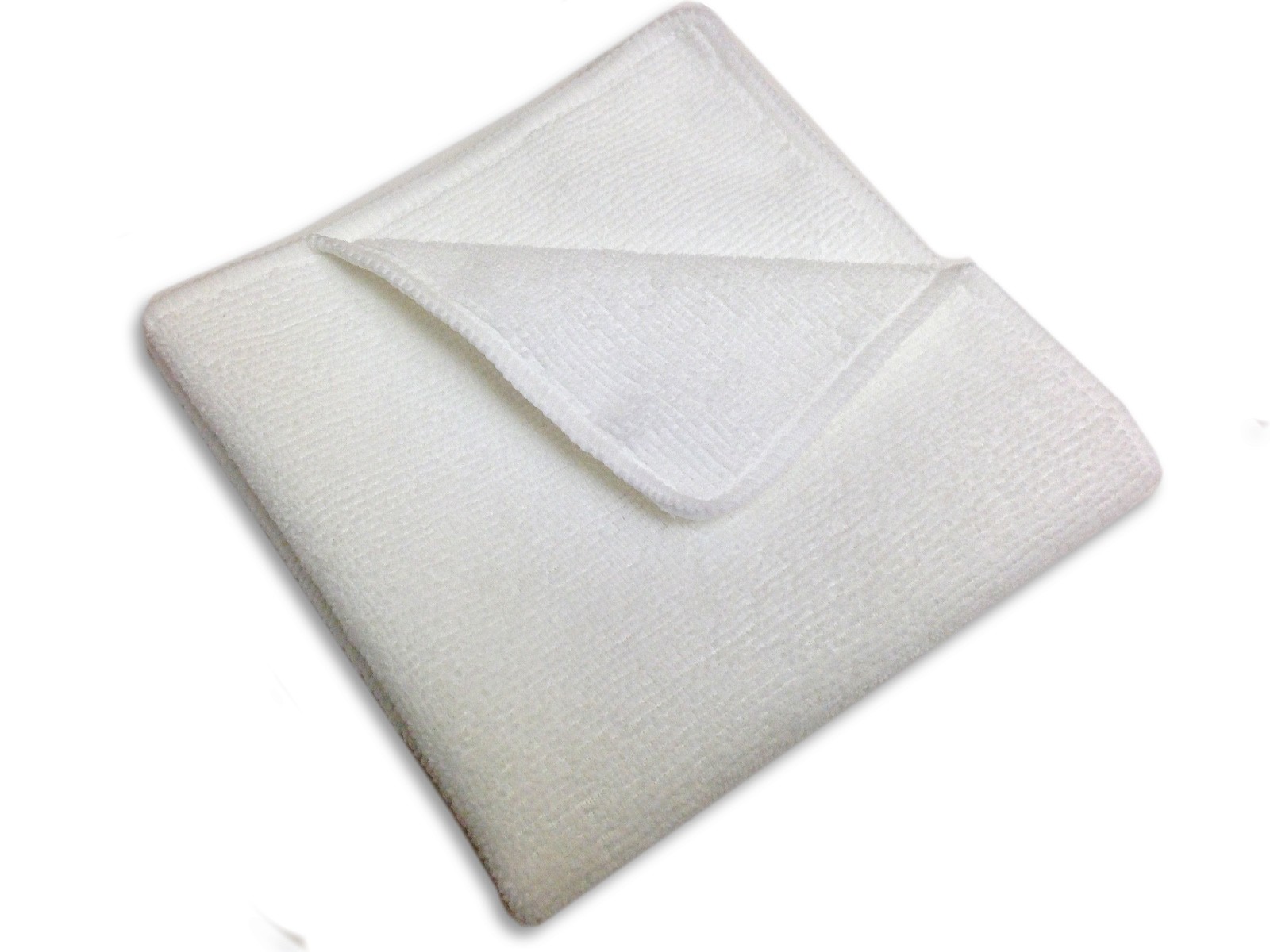 240 Microfiber White 12″x12″ Cleaning Detailing Cloths Towels Auto 300GSM