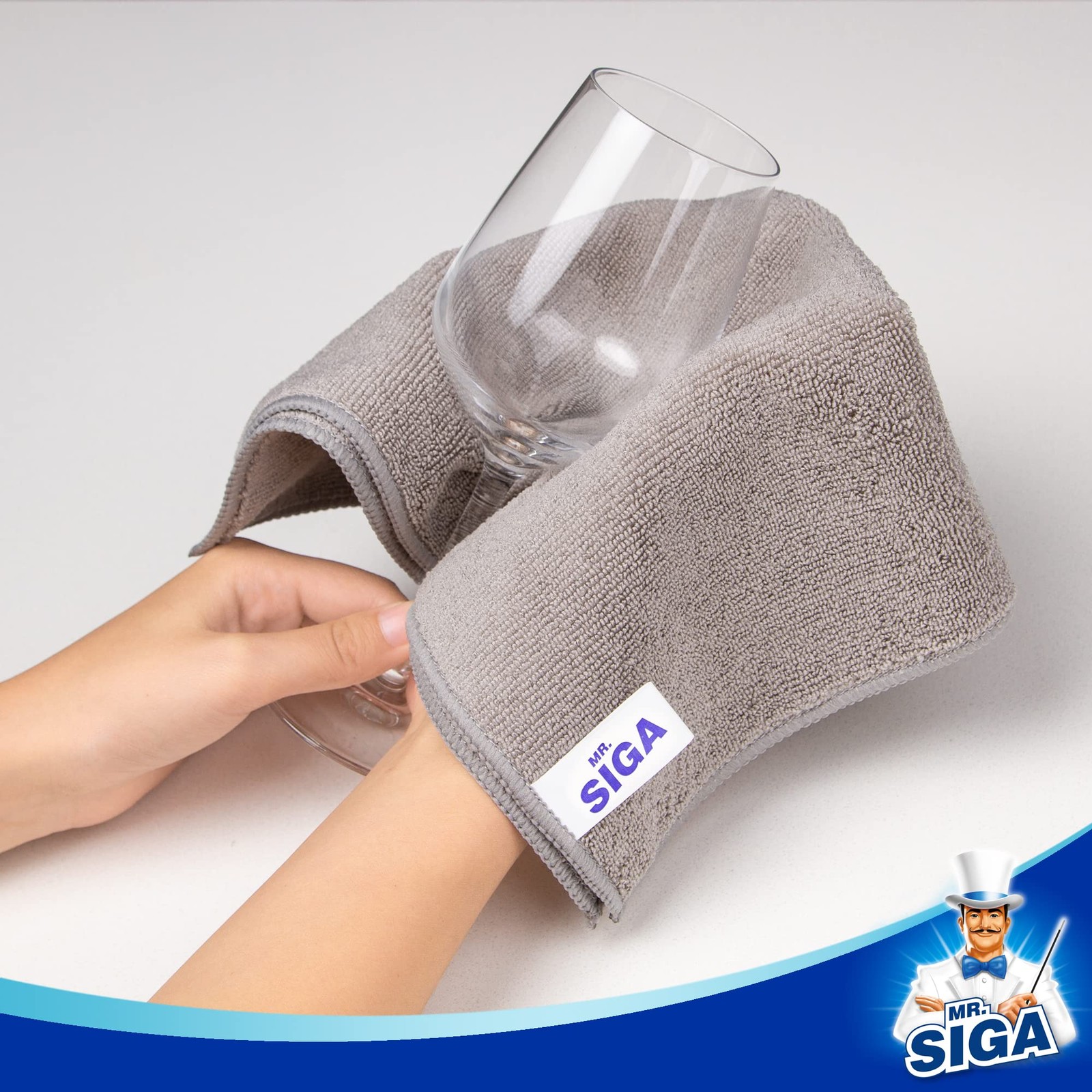 Microfiber Cleaning Cloth, Pack of 6, Size: 13.8″ x 15.7″