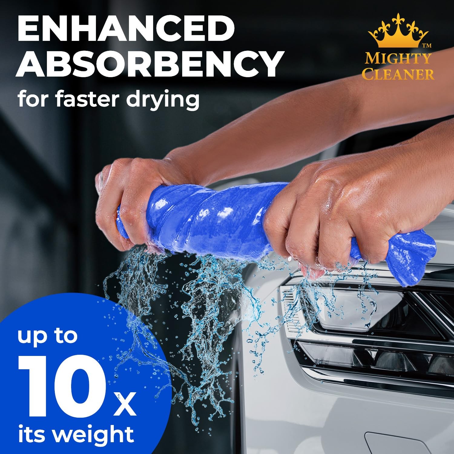 26×17 Inch Premium Shammy Cloth Car Drying Super Absorbent Chamois Towel Soft
