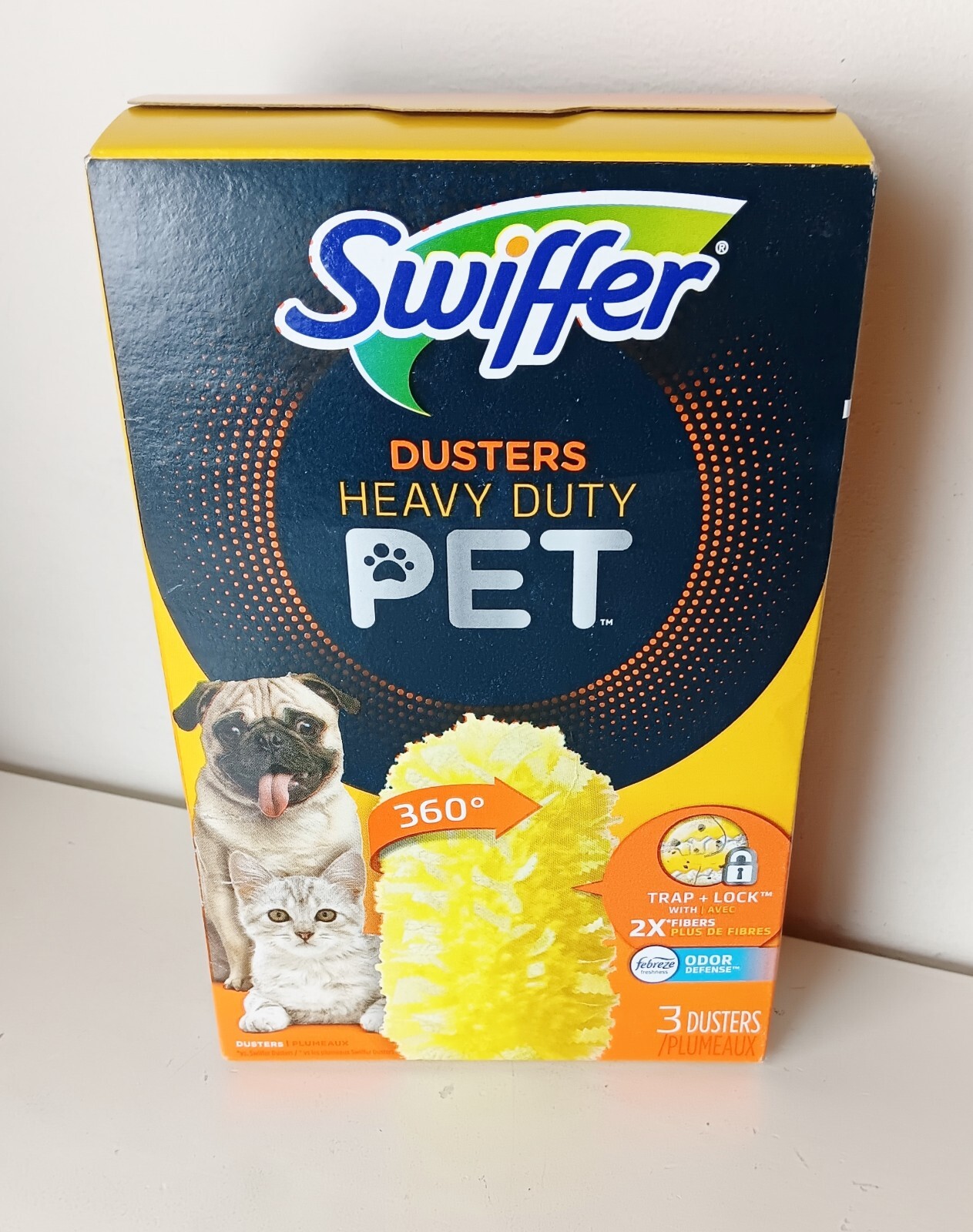 Swiffer Duster Pet 360° Heavy Duty Dusting 3 Refills SEALED