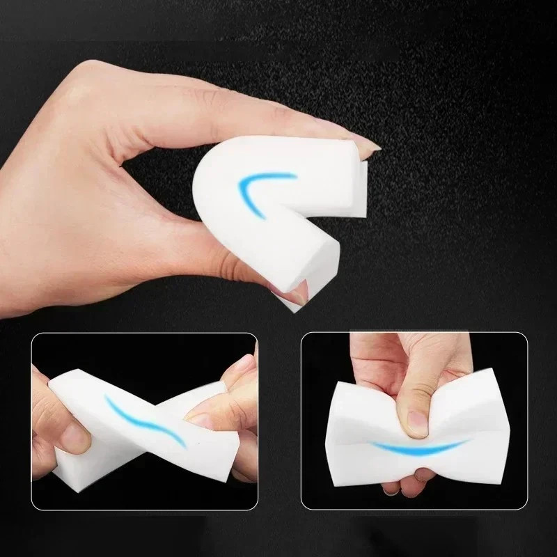 100 PCS Sponge Eraser BULK PACK Melamine Cleaning Foam 3/4″ Thick Kitchen Bath