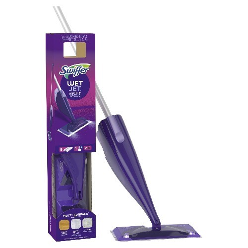 Swiffer Wet Jet with Refill, Unscented, 1 Handle + 1 Solution