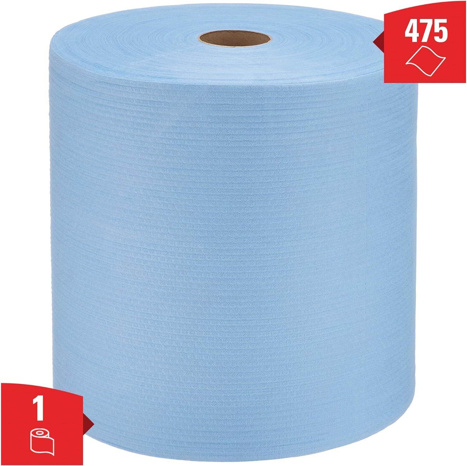 WypAll – KCC41043 X80 Reusable Wipes Extended Use Cloths Jumbo Roll, Blue, 475