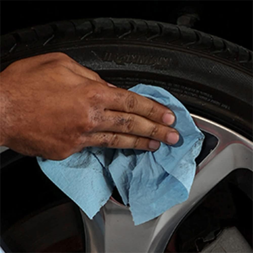 Shop Towels Roll Heavy Duty Paper Towels Absorbent Oil Grease Cleaning