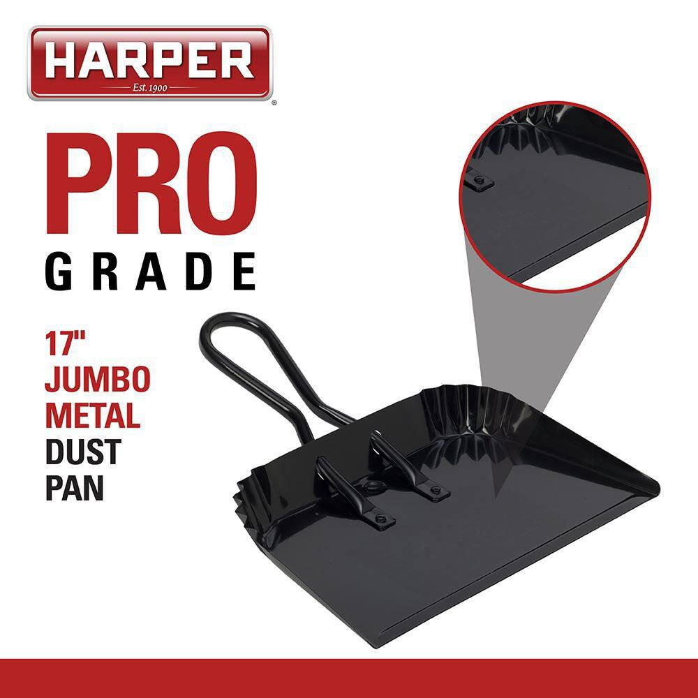 17 In. Jumbo Metal Dust Pan