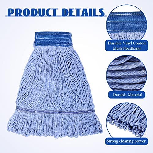 10 Pack 24oz Mop Head Replacement Commercial Cleaning Mop Head Wet String
