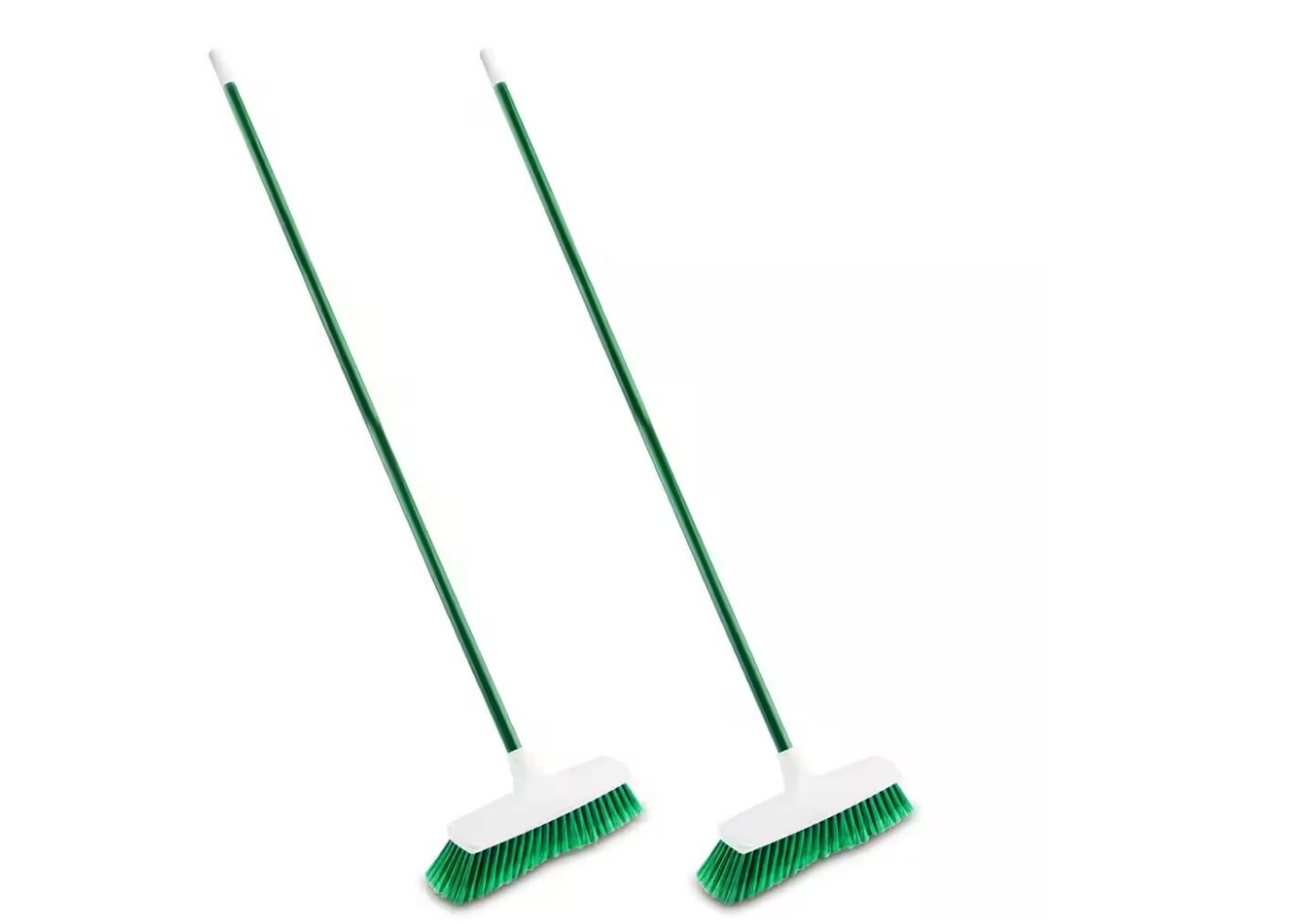 Libman 13 in. Smooth Surface Push Broom with 51 in. Steel Handle (2-PACK)