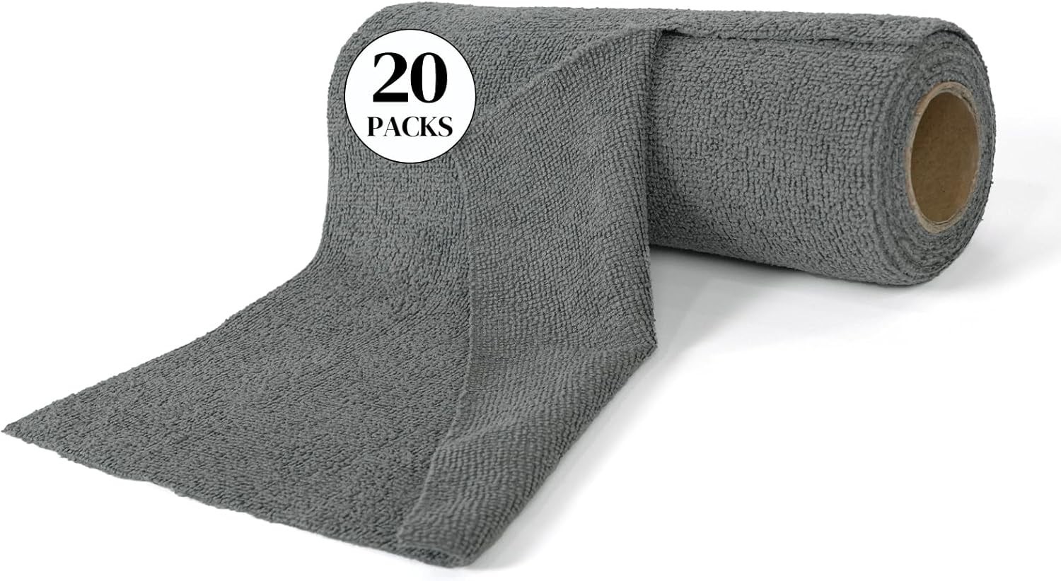 Reusable Cleaning Cloths Microfiber Towel: 50 Pack Washable Tear Away Cleanin…