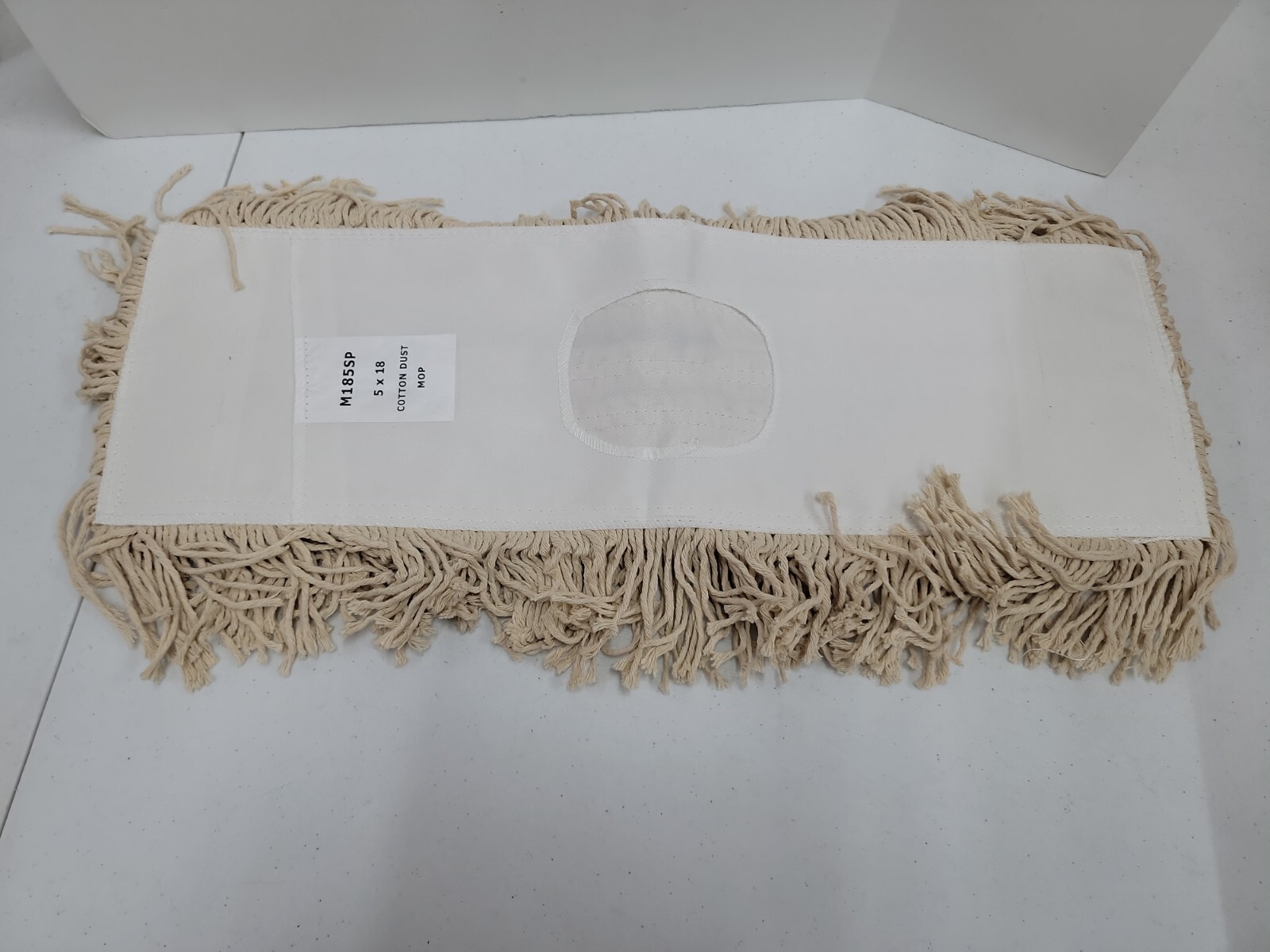 Cotton Dust Mop 5 x 18 inch Replacement Head. Washable M185SP