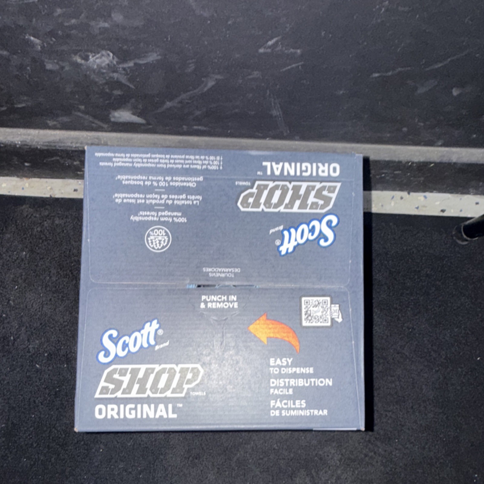 Scott Shop Original Towels 200 Multi-Purpose Blue Paper 9×12 Absorbs 2X More