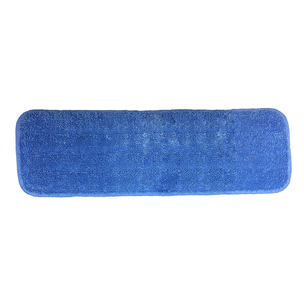 12 Pack of Microfiber Reusable Wet Mop Pads – Color Options – 18 inch Mop Pads